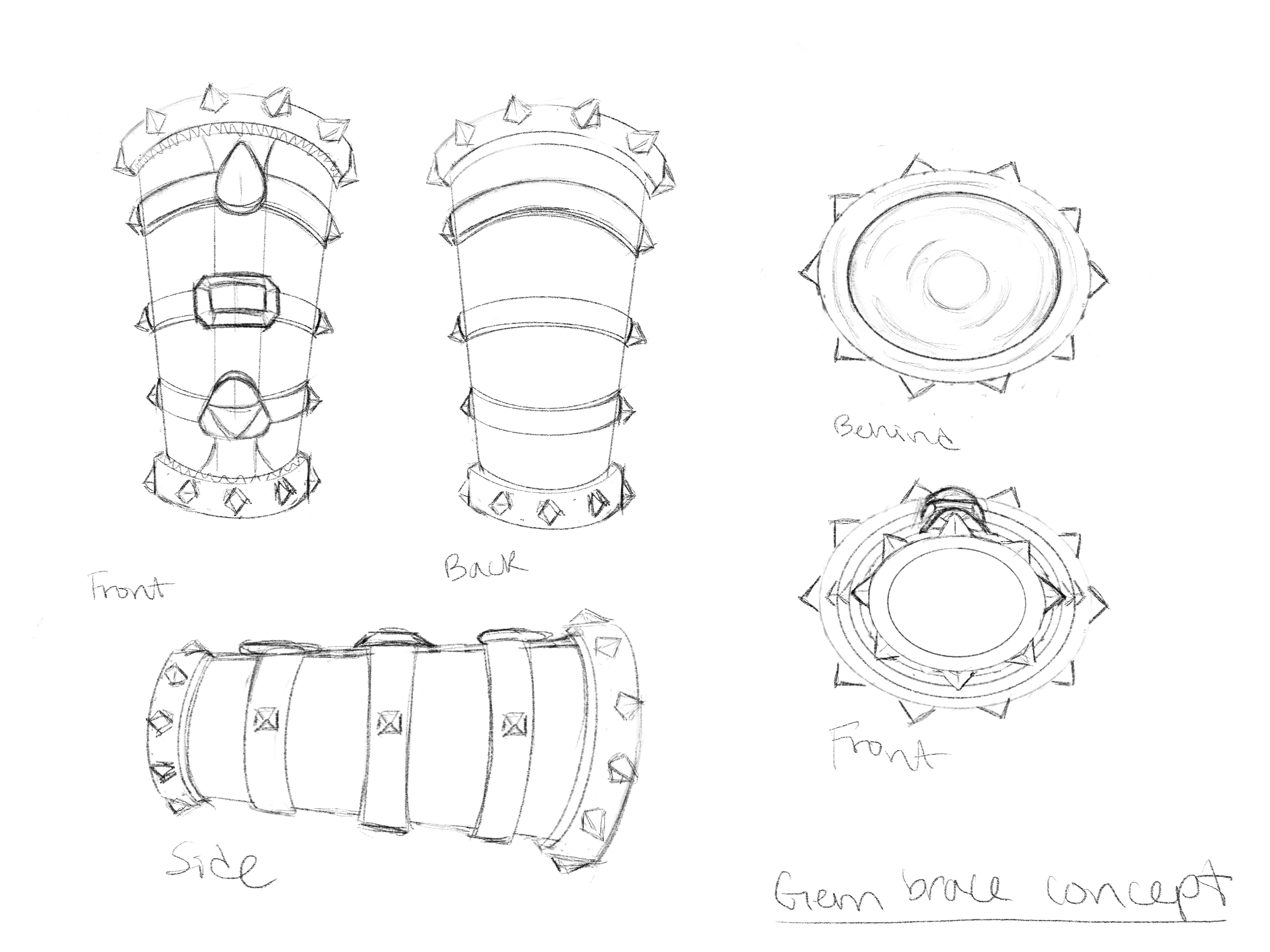 Revised Player Bracer Concept Sheet